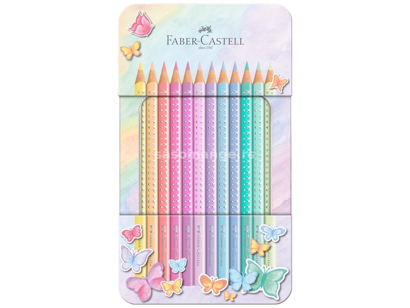Faber Castell pastelne bojice Sparkle 12 kom (Olovke u boji u)