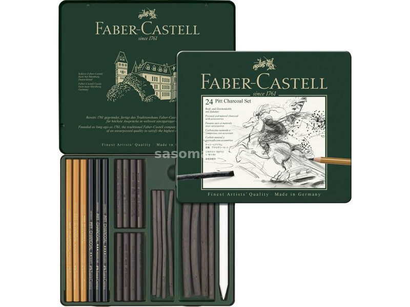 Faber Castell PITT CHARCOAL set 1/24
