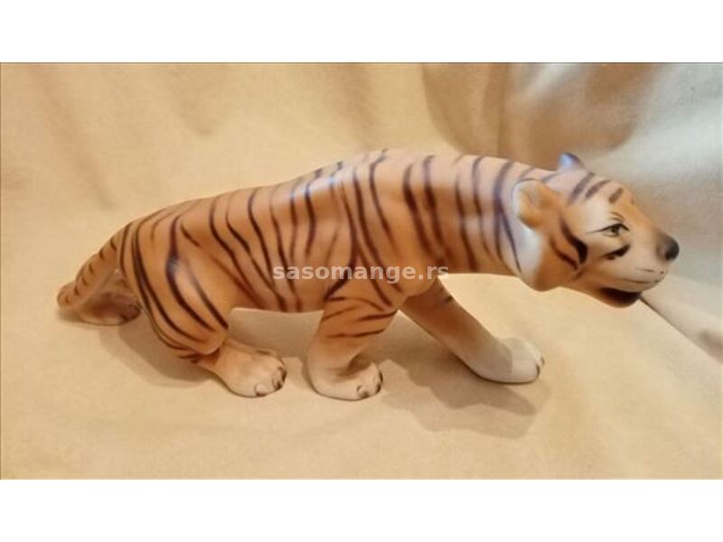 Figura "Bengalski tigar", Royal Dux porcelan
