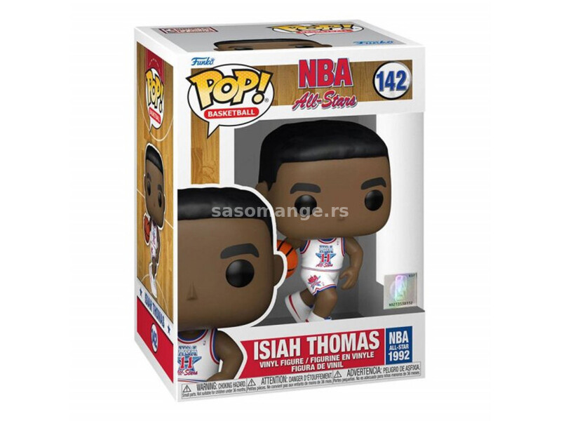 NBA Legends POP! - Isiah Thomas (White All Star Uni 1992)