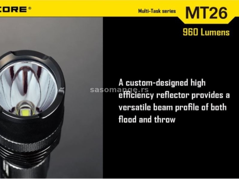 Baterijska lampa Nitecore MT26 960 LM