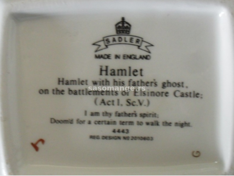 Cajnik Sadler Sa Motivima Hamleta
