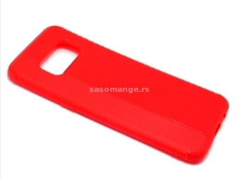 -Futrola silikon CARBON LINE za Samsung G950F Galaxy S8 crvena -