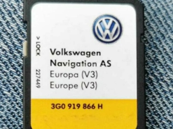 Azuriranje Volkswagen navigacija mapa u vozilu
