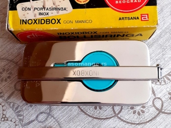 Set, INOX kutija za sterilizaciju, stakleni špric