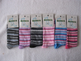 Ženske pamučne čarape - 12 pari (