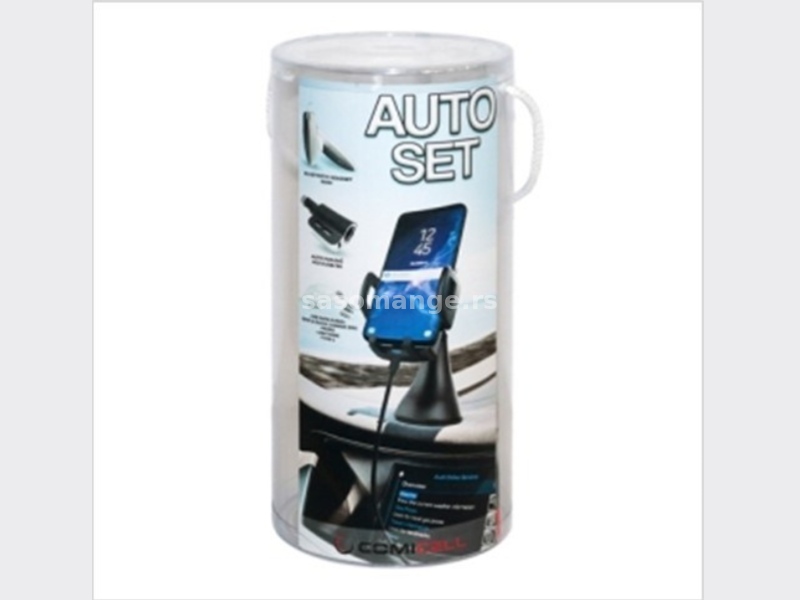 Bluetooth slušalica, Auto punjač, USB data kabal safe&amp;quick charge 3in1-AUTO SET 1 -