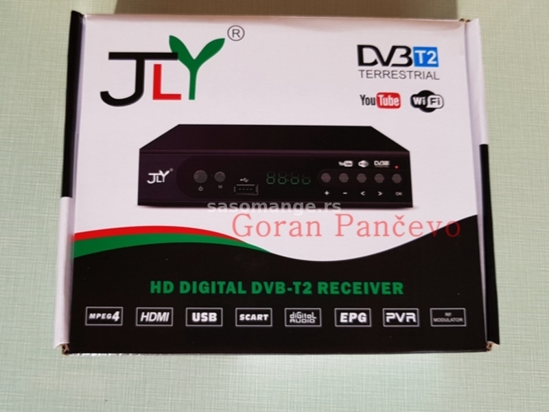 JLY Resiver-Set Top Box za digitalno-zemaljsku televiziju