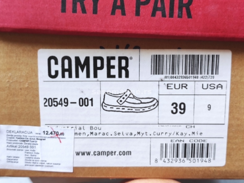 Camper sandale 39
