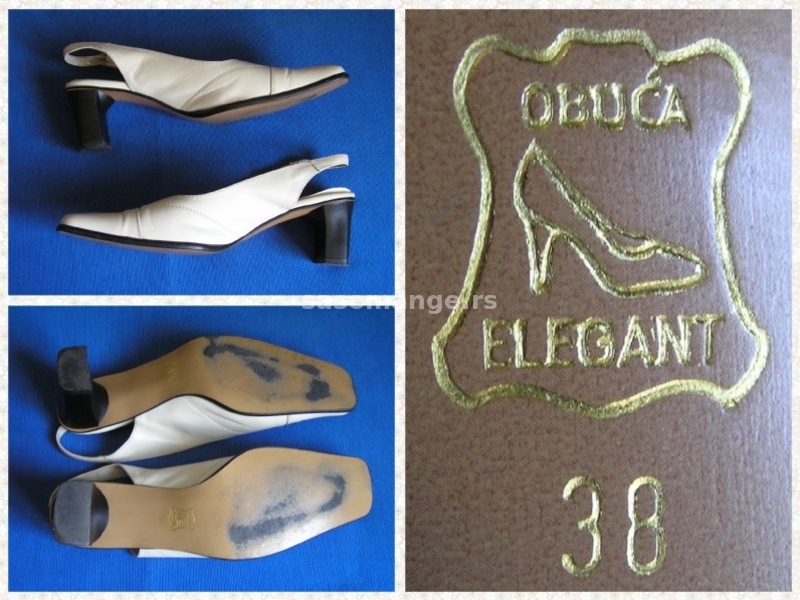 Ženske cipele ELEGANT, broj 38 - JEDNOM OBUVENE!!!