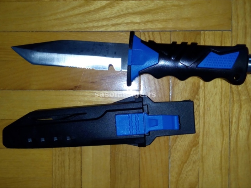 nož ronilački -titanijum sa futrolom