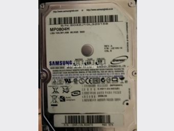 Samsung Spinpoint M MP0804H interni hard disk 2.5 80 GB ATA (Korišćeno)