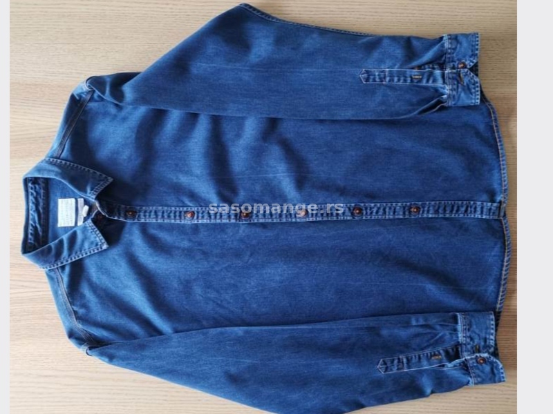 ESPRIT teksas košulja, tamno plave boje, veličina XXL