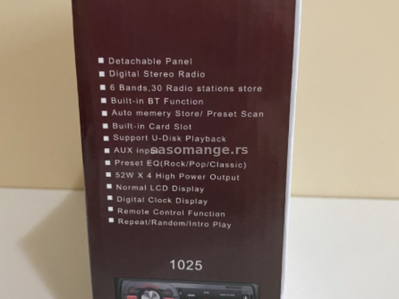 Auto Radio MP3-USB-SD 4x45w