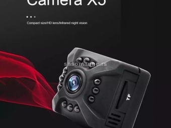 Špijunska mini kamera X5 Ip Wifi Spy Camera 1080P noćni mod