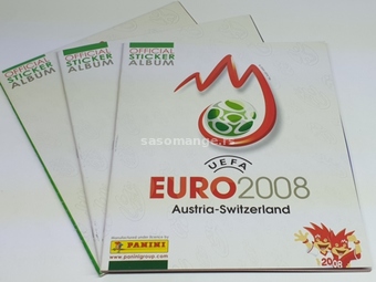 Euro 2008 panini - 3 prazna albuma