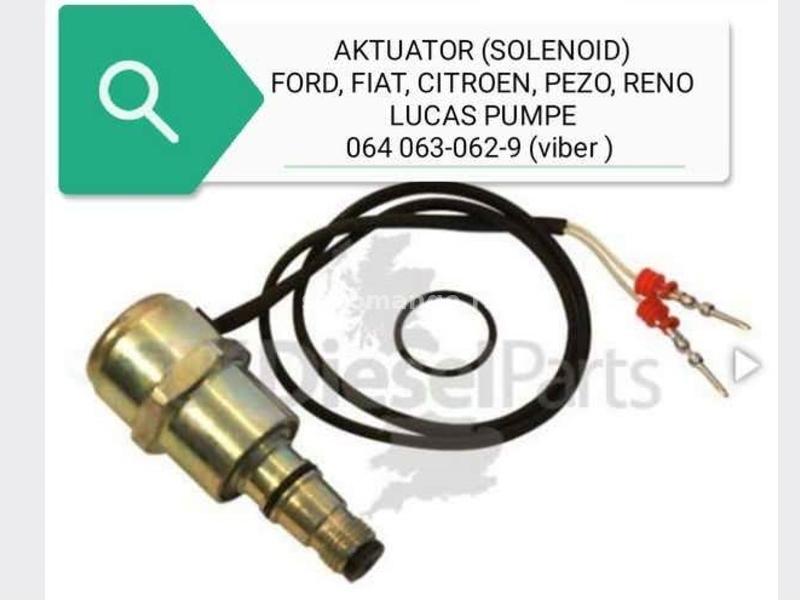 elektro ventil za lucas pumpu za Ford Escort, Mondeo od 1995. do 2000. god.