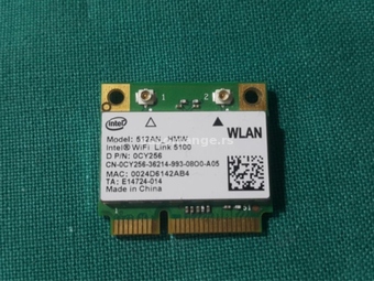 Dell Inspiron 1545 Wireless WLAN Kartica 512AN HMW