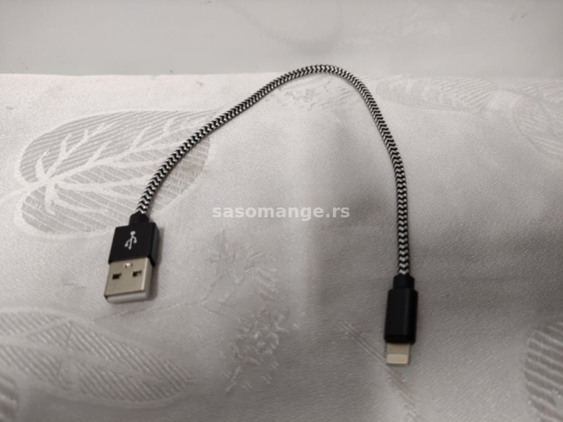 Lightning na USB kabl pleteni 30cm