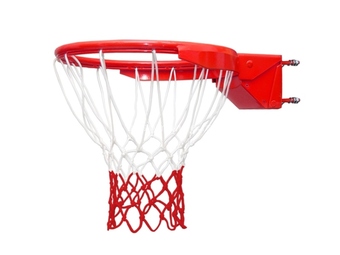 Profesionalni Košarkaški Zglobni Obruč + crveno-bela mrežica