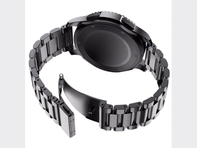 Metalna Narukvica 22mm Za Smartwatch i Klasicne Satove (Crna)