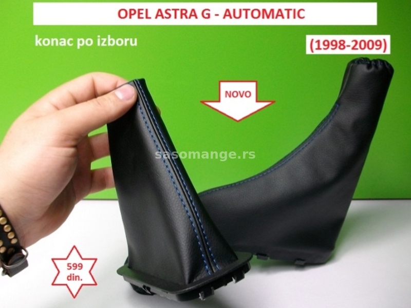 POKLOPAC AIR BAG-a + kožica menjača i ručne za Opel Astru G