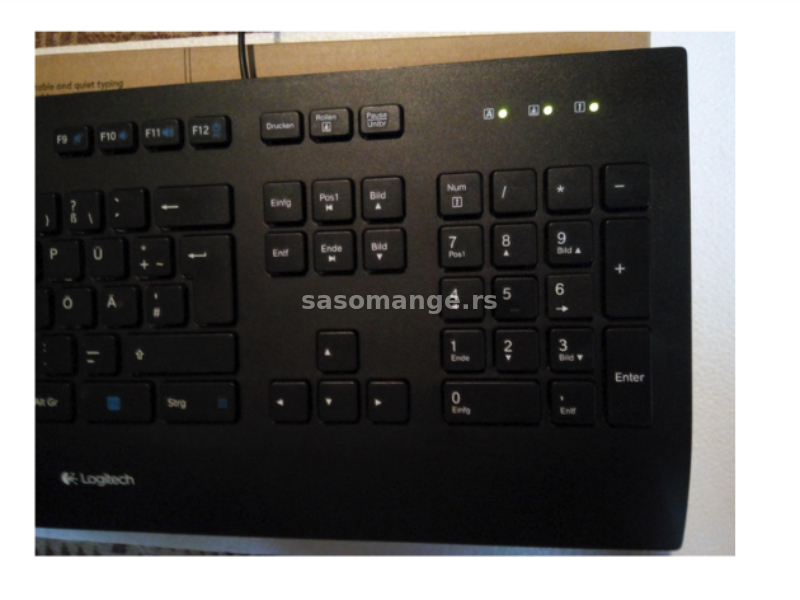 Logitech K280e Multimedijalna Ultra Tanka DE tastatura