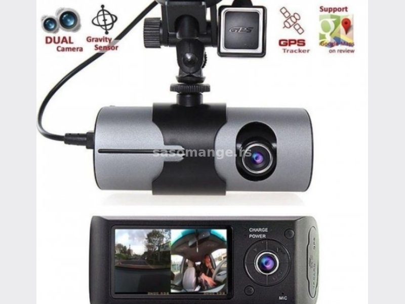 Auto kamera R300 sa 2 kamere+GPS
