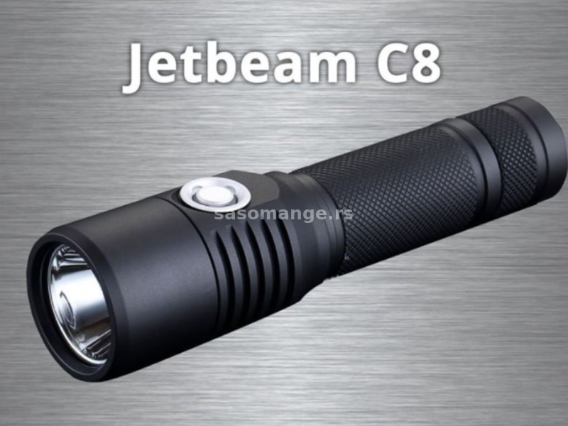 Jetbeam C8 lampa 1000Lm komplet