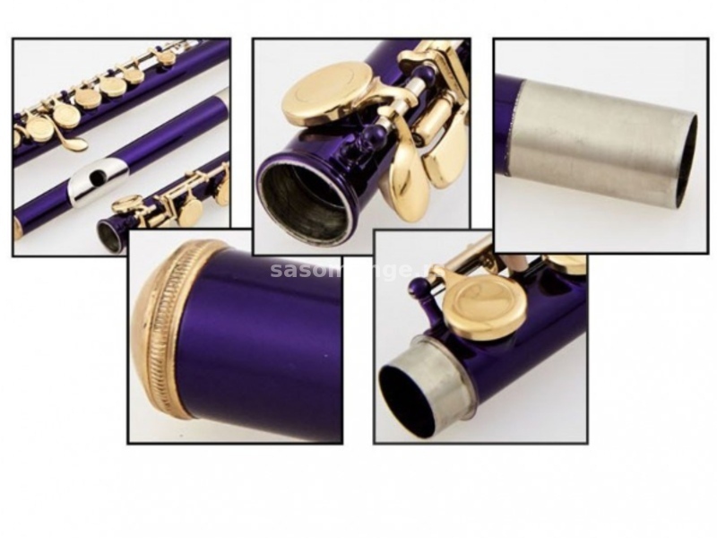 Firefeel W041 Flauta 16H With E-Mech Purple Body gold key