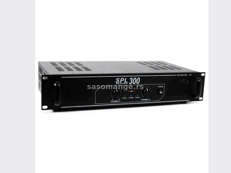 SkyTec SPL 300 Amplifier 2x 150W Black