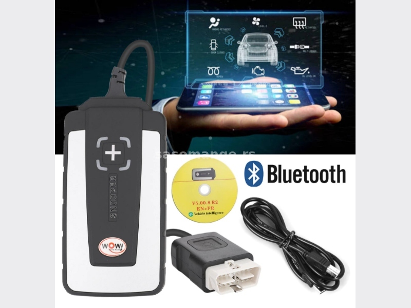 Dijagnostika WOW Snooper V5.008 R2 V5.00.12 Bluetooth OBDII