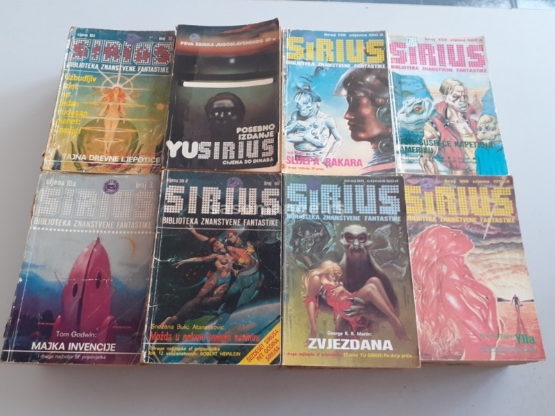 Sirius 40ak SF casopisa LOT revija naucne fantastike svi do broja 100