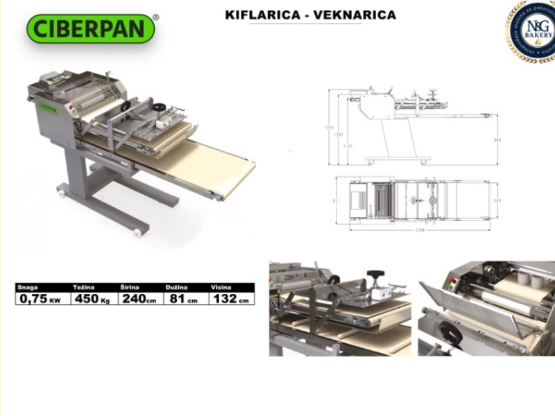 Pekarska oprema i mašine Ciberpan