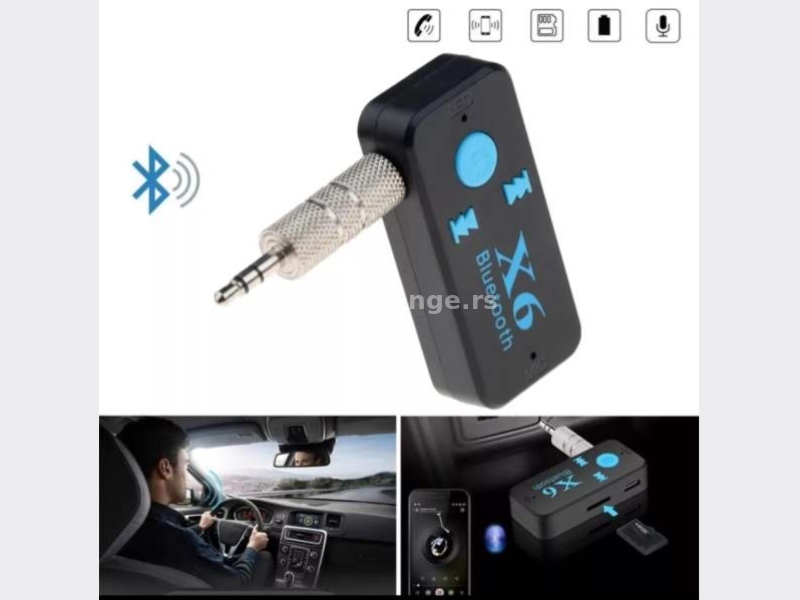 X6 Bluetooth Resiver Auto Car Kit HandFree prijemnik