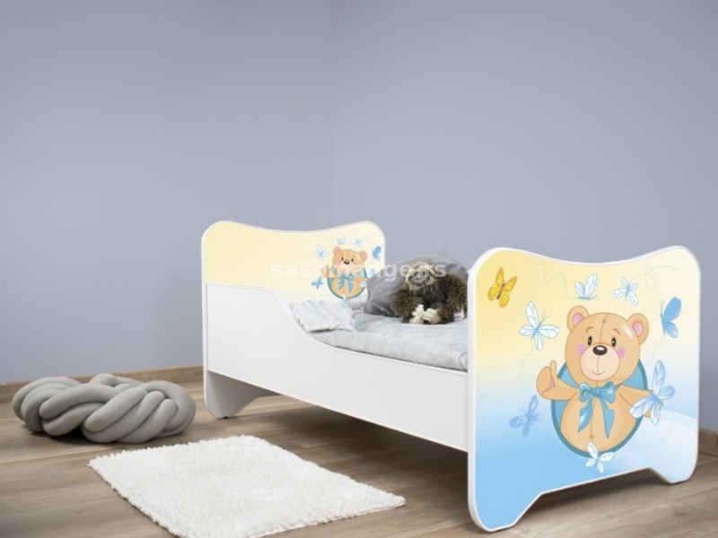 Dečiji krevet sa dušekom Happy Kitty 160x80 Small Teddy