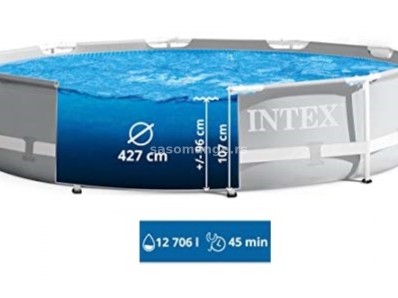 26720 Intex bazen 4,27m x 1,07m sa filter pumpom