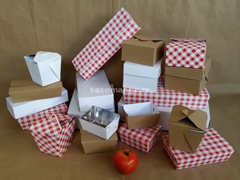 Kartonska ambalaža za dostavu i pakovanje hrane