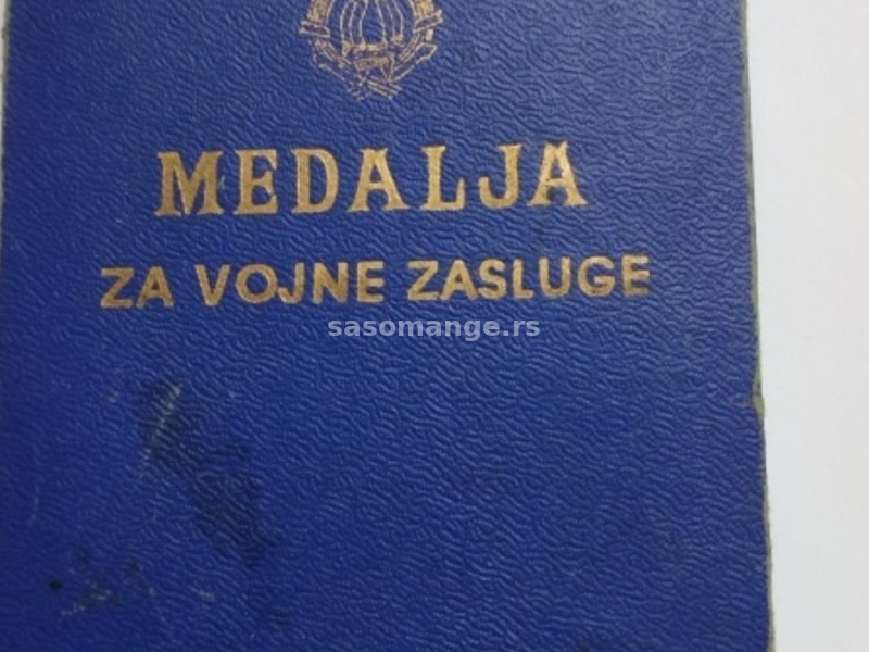 Medalja za vojne zasluge SFRJ