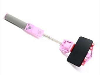 SELFIE štap za mobilni telefon-Selfie drzac 360 rotation roze -