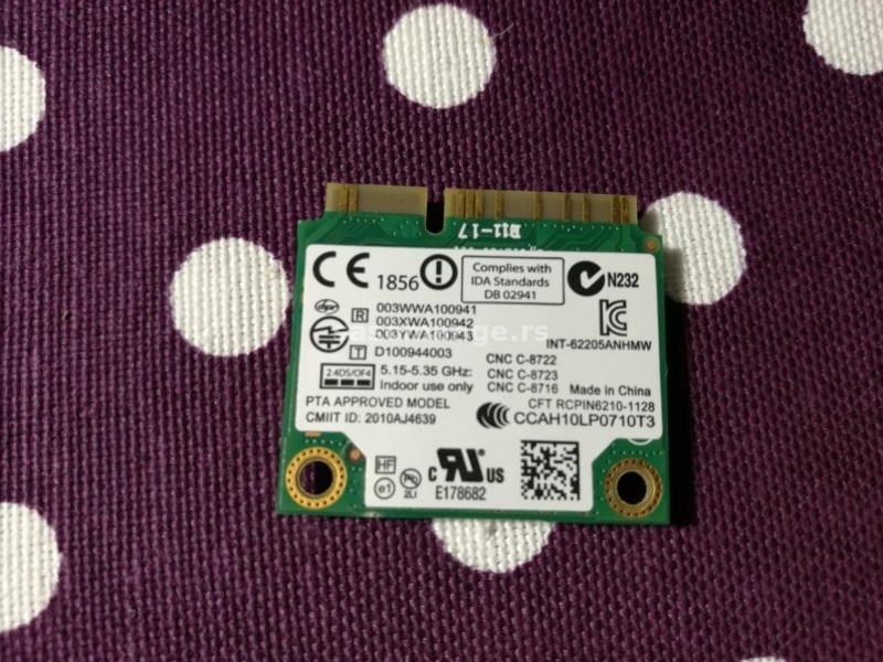 HP ProBook 6570b Wireless kartica Wi-Fi card