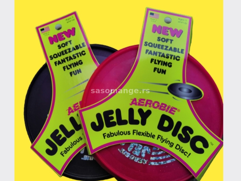 Frizbi Ginisov rekord Aerobie PRO i Sprint,Jelly disc