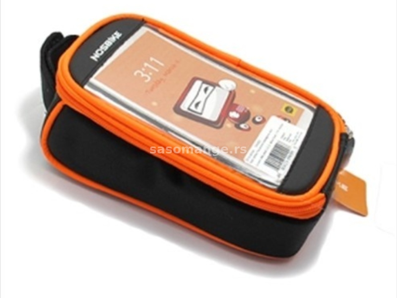 Zaštitna vodootporna futrola za mobilne telefone-Futrola za bicikl vodootporna narandzasta-