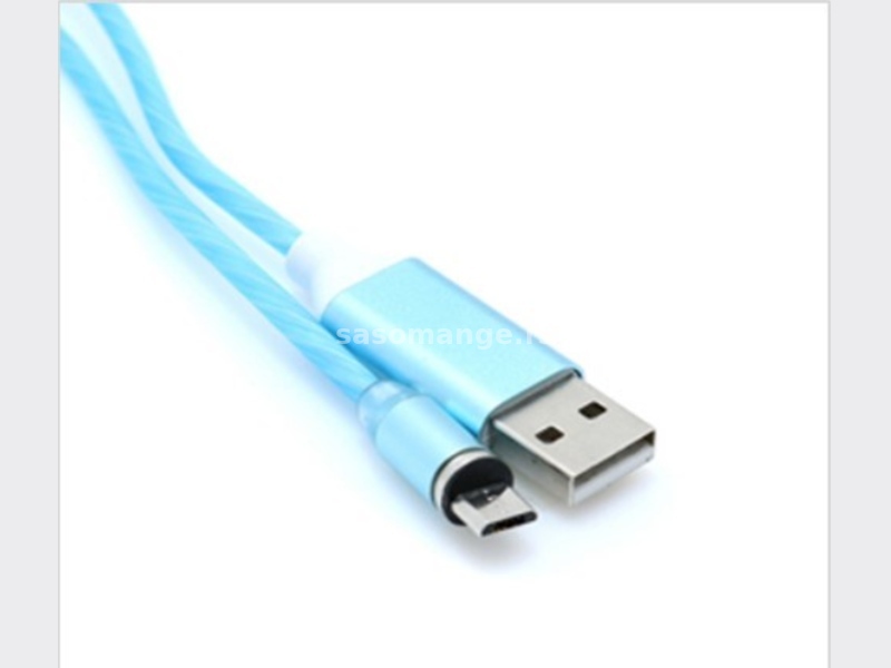USB data kabal -USB data kabal X-CABLE micro USB svetleci plavi-