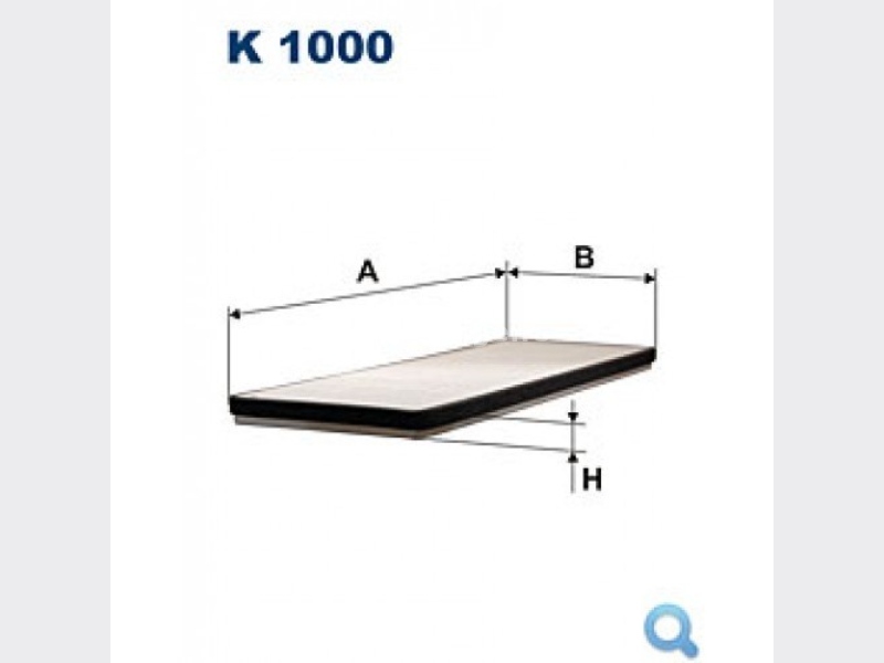 Filter kabine Filtron K 1000
