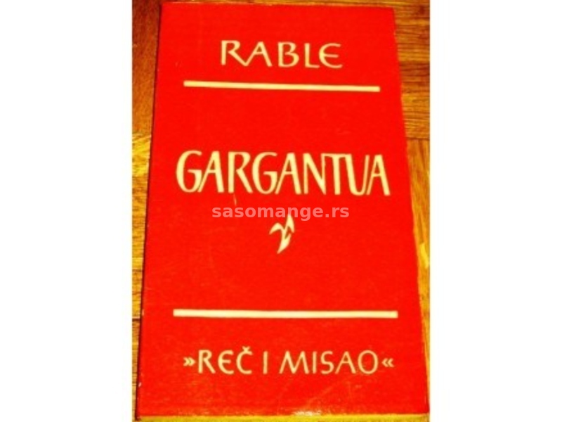 GARGANTUA - Fransoa Rable
