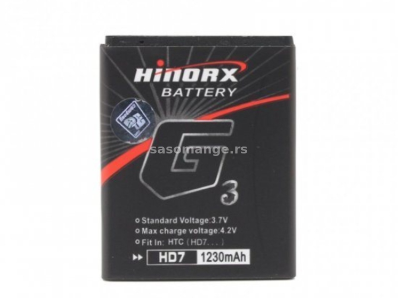 Baterija Hinorx za HTC Wildfire S/HD3/HD7/Explorer 1230mAh