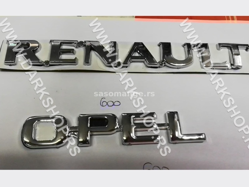 Auto oznaka/natpis renault,opel