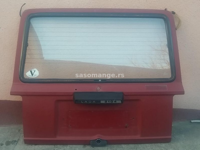 Vrata gepeka Lada 2104 Karavan kompletna sa staklom, crvena