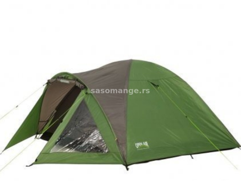 Šator za 4 osobe siva/zelena